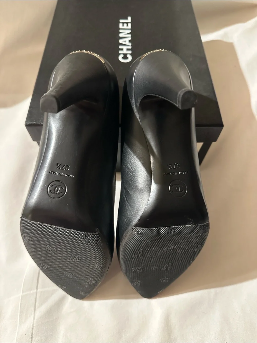 CHANEL authentic leather